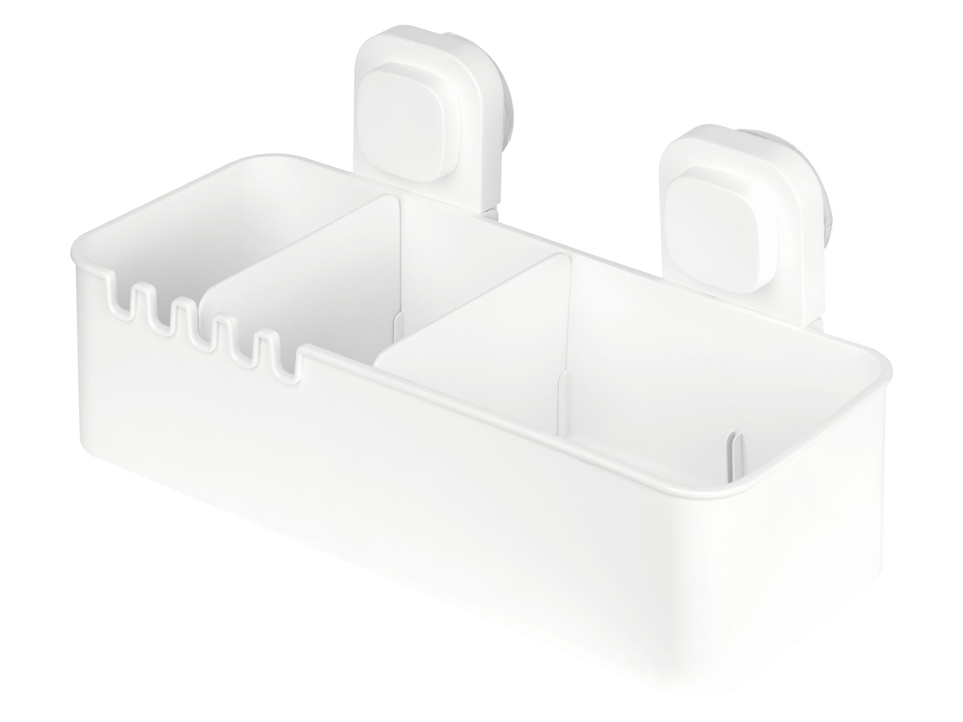 LIVARNO home Uchwyt na ręczniki/ półka narożna/ półka prysznicowa z przyssawką (Koszyk)