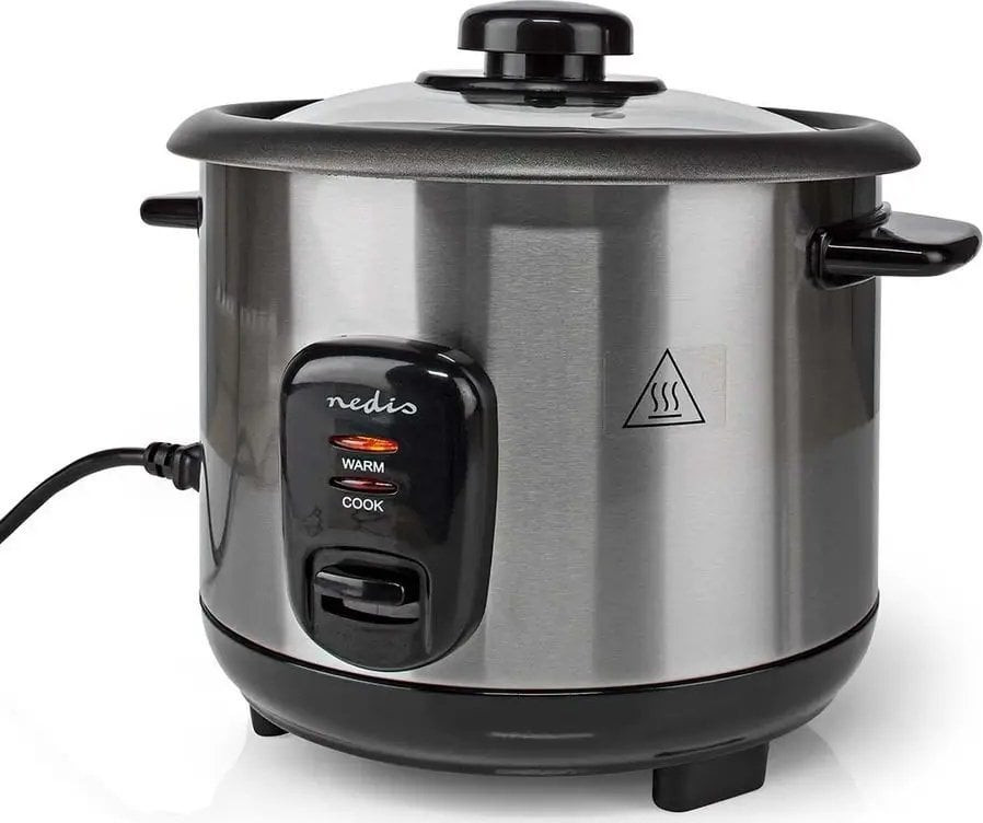 Multicooker Nedis KARC110AL szybkowar 1 l 400 W Czarny, Srebrny