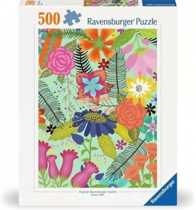 Ravensburger, Puzzle 500: Kwiaty (12001382). Wiek: 12+