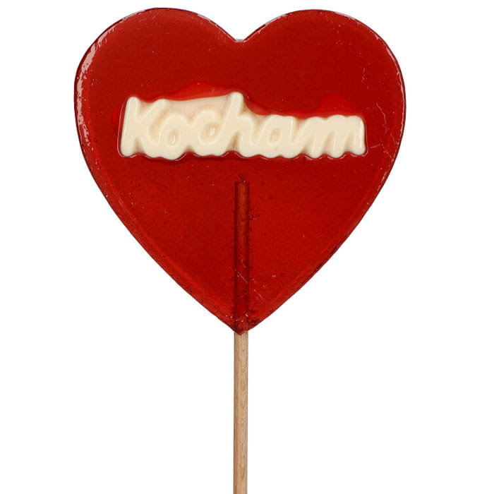 LIZAK WALENTYNKOWY SERCE KOCHAM 55GR NA WALENTYNKI, DZIEŃ MATKI BABCI 1SZT