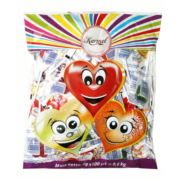 LIZAKI LIZACZKI SERCA SERDUSZKA LIZAK SERCE SERDUSZKO NA WALENTYNKI 100x6g