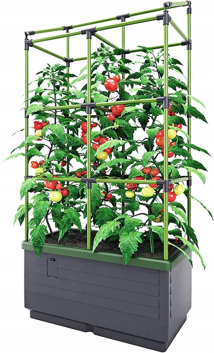 Bio Green Donica taras Plantator z kratką Zasobnik