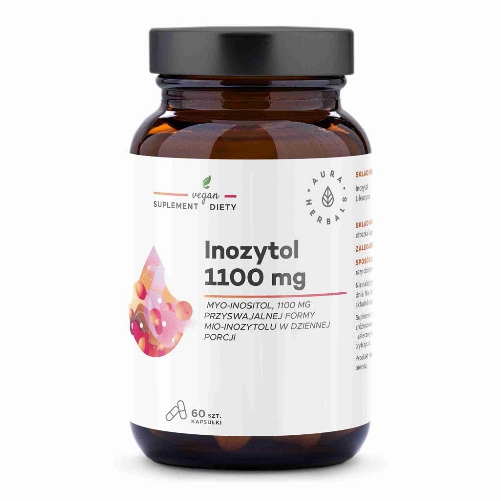 Inozytol 1100 mg, Myo-Inositol, kapsułki 60 szt.
