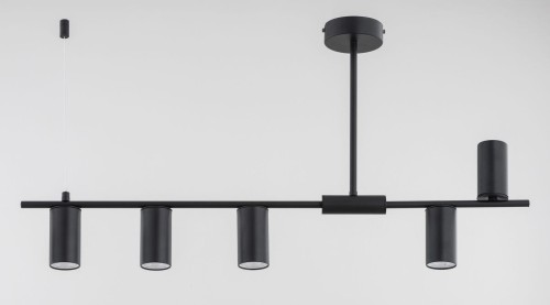 Uranos lampa sufitowa 5xGU10 czarna 63314
