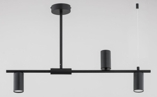 Uranos lampa sufitowa 3xGU10 czarna 62536