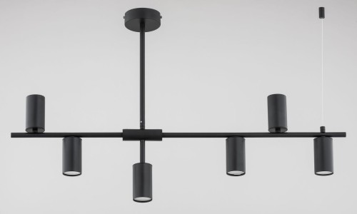 Saur lampa sufitowa 6xGU10 czarna 63323