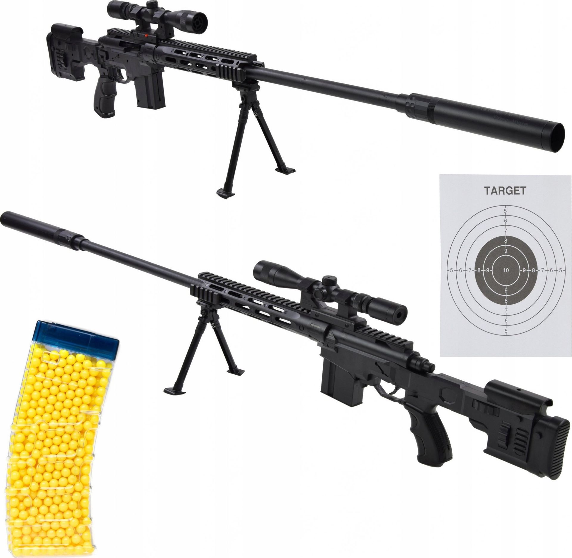 Skleplolki MOCNY KARABIN SNAJPERSKI PISTOLET NA KULKI 118cm