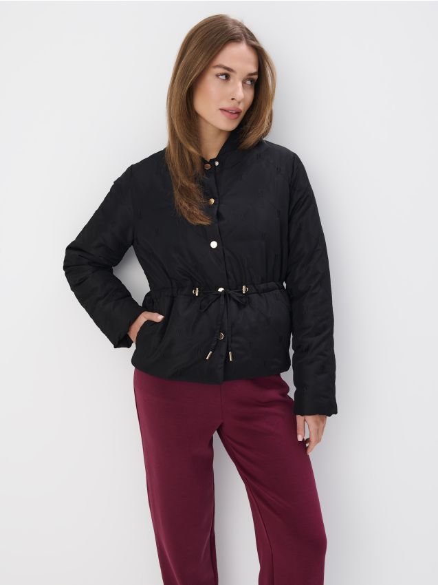 Mohito - Krótka kurtka pikowana - czarny