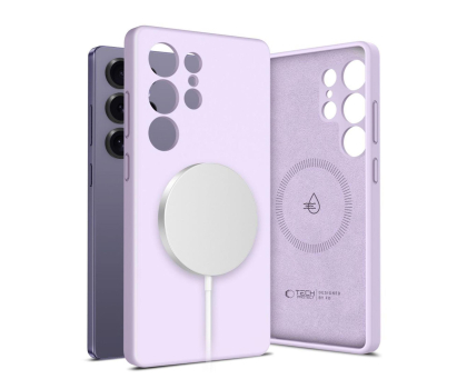 Tech-Protect Liquid Silicone Magsafe do Samsung Galaxy S25 Ultra Mauve