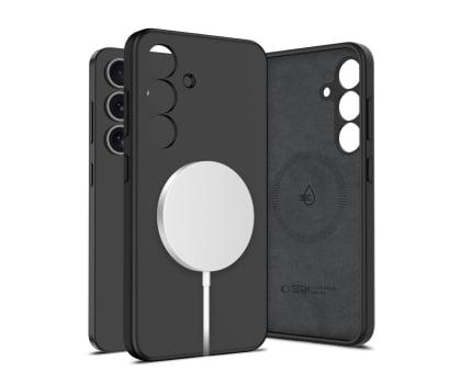 Tech-Protect Liquid Silicone Magsafe do Samsung Galaxy S25+ Black