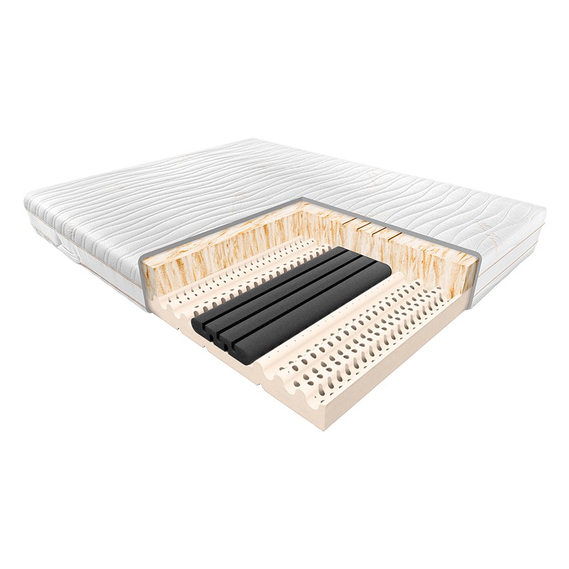 Materac HADAR JANPOL piankowy : Rozmiar - 140x190, Pokrowce Janpol - Adaptive Beige