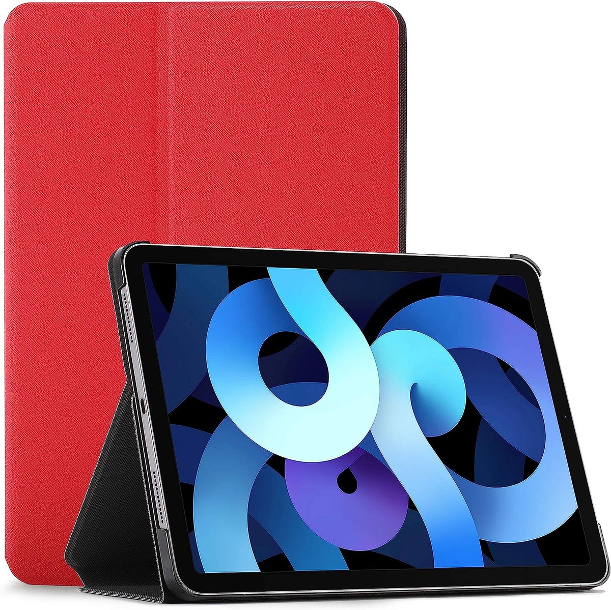 ETUI APPLE IPAD AIR 5/4 2022/2020 10.9' ZAMYKANE CZERWONE A2589 A2072