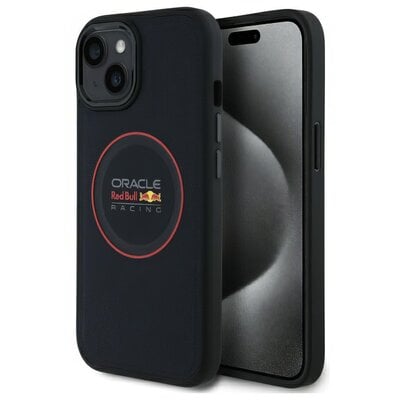 Etui RED BULL Leather Red Ring MagSafe do Apple iPhone 14 Granatowy