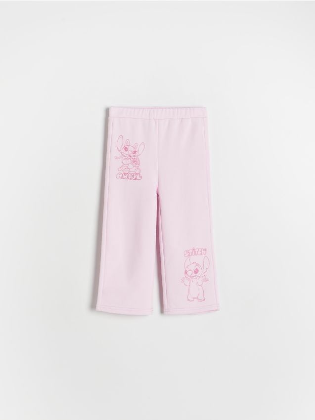 Reserved - Spodnie dresowe Lilo i Stitch - pastelowy róż