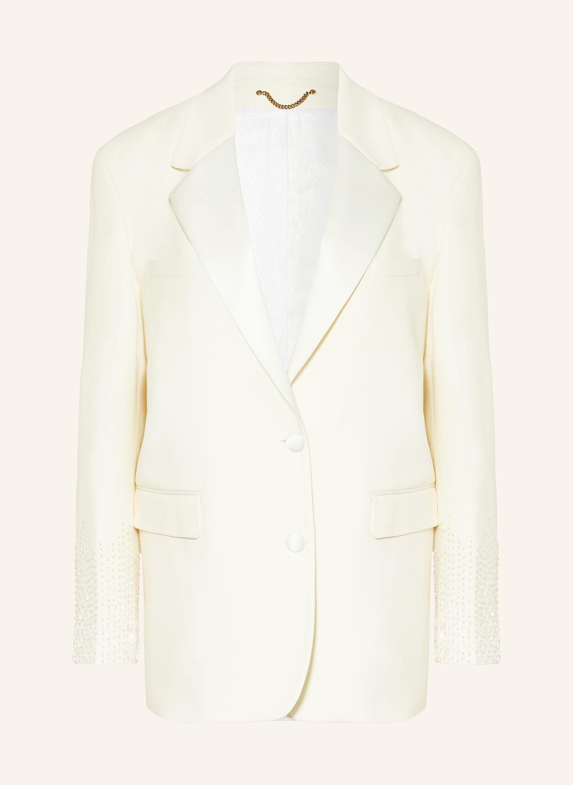 Golden Goose Blezer Z Ozdobnymi Kamykami weiss