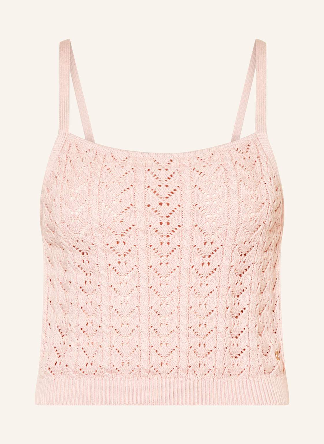 Guess Top Z Dzianiny Ruth rosa