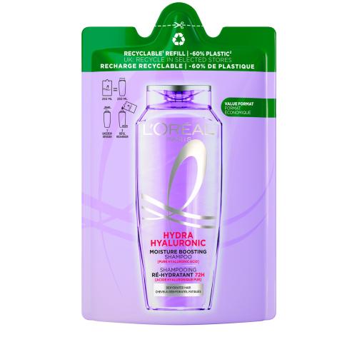 L'Oréal Paris Elseve Hyaluron Plump Moisture Shampoo Szampon do włosów Napełnienie 250 ml