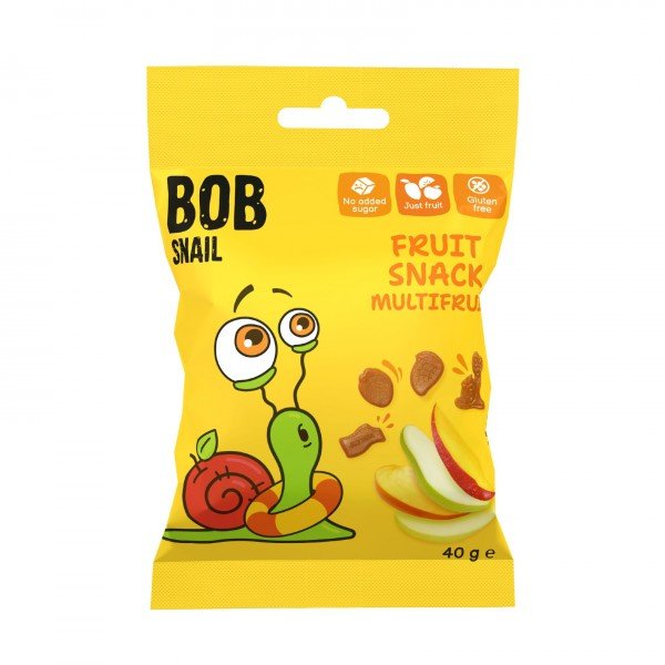 Bob Snail Fruit Snack multifruit 40 g