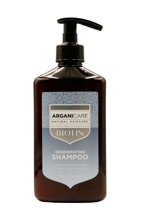Arganicare Biotin, Szampon Regenerujący Z Biotyną, 400ml