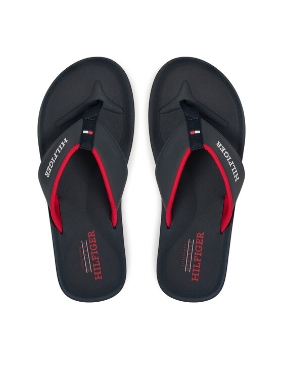 Tommy Hilfiger Japonki Padded Comfort Hilfiger B Sandal FM0FM05440 Granatowy