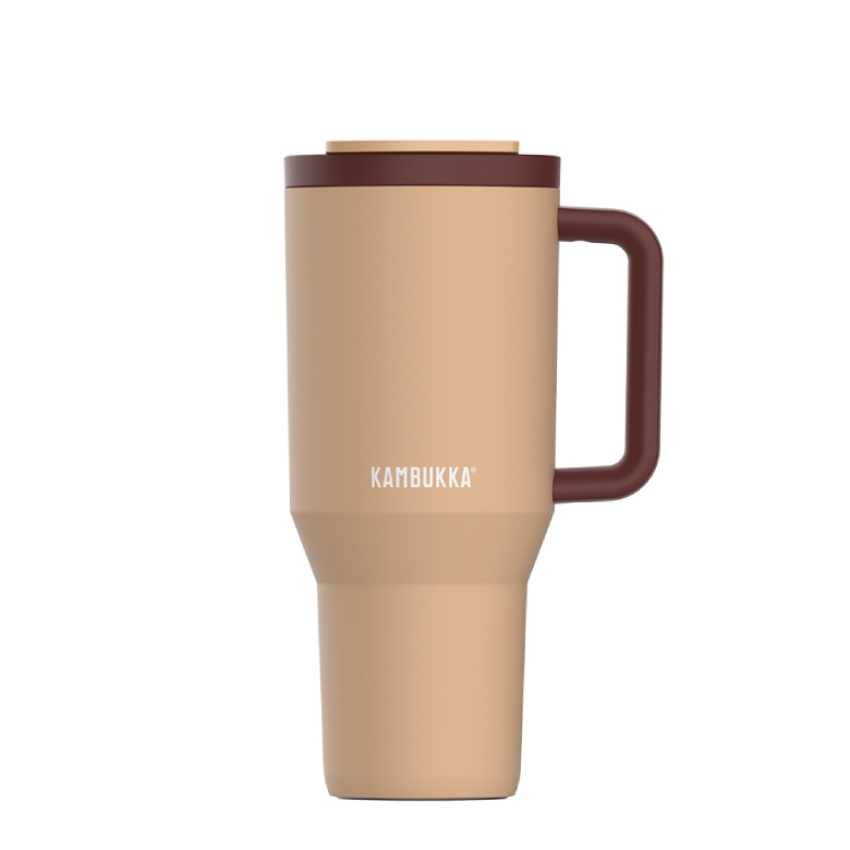 Kubek termiczny ze słomką Kambukka RIO 950 ml - Almond Dream