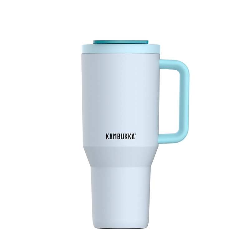 Kubek termiczny ze słomką Kambukka RIO 950 ml - Frosty Coconut