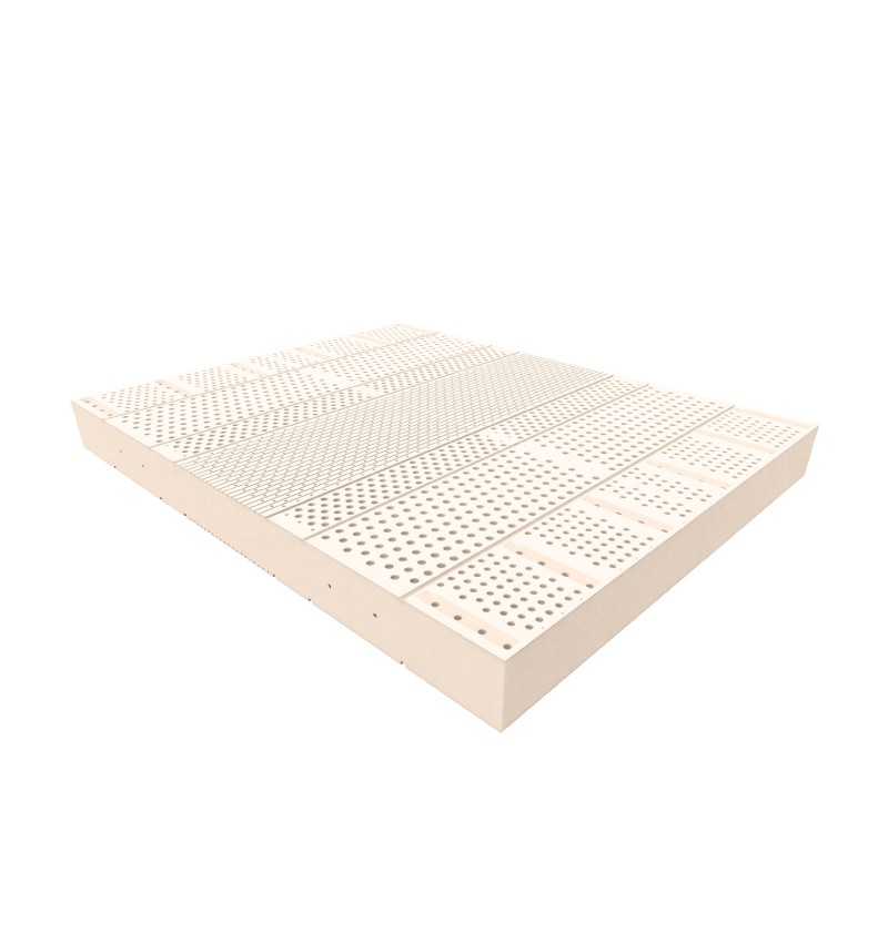 JANPOL FIDES – materac lateksowy, piankowy, Rozmiar - 140x200, Kolor - Beige, Pokrowiec - Adaptive , 603-671-572