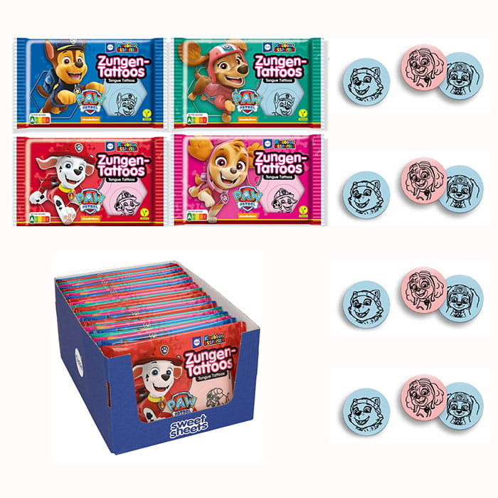 KNABBER ESSPAPIER PSI PATROL PAPIER JADALNY Z TATUAŻEM (11G) 25SZT