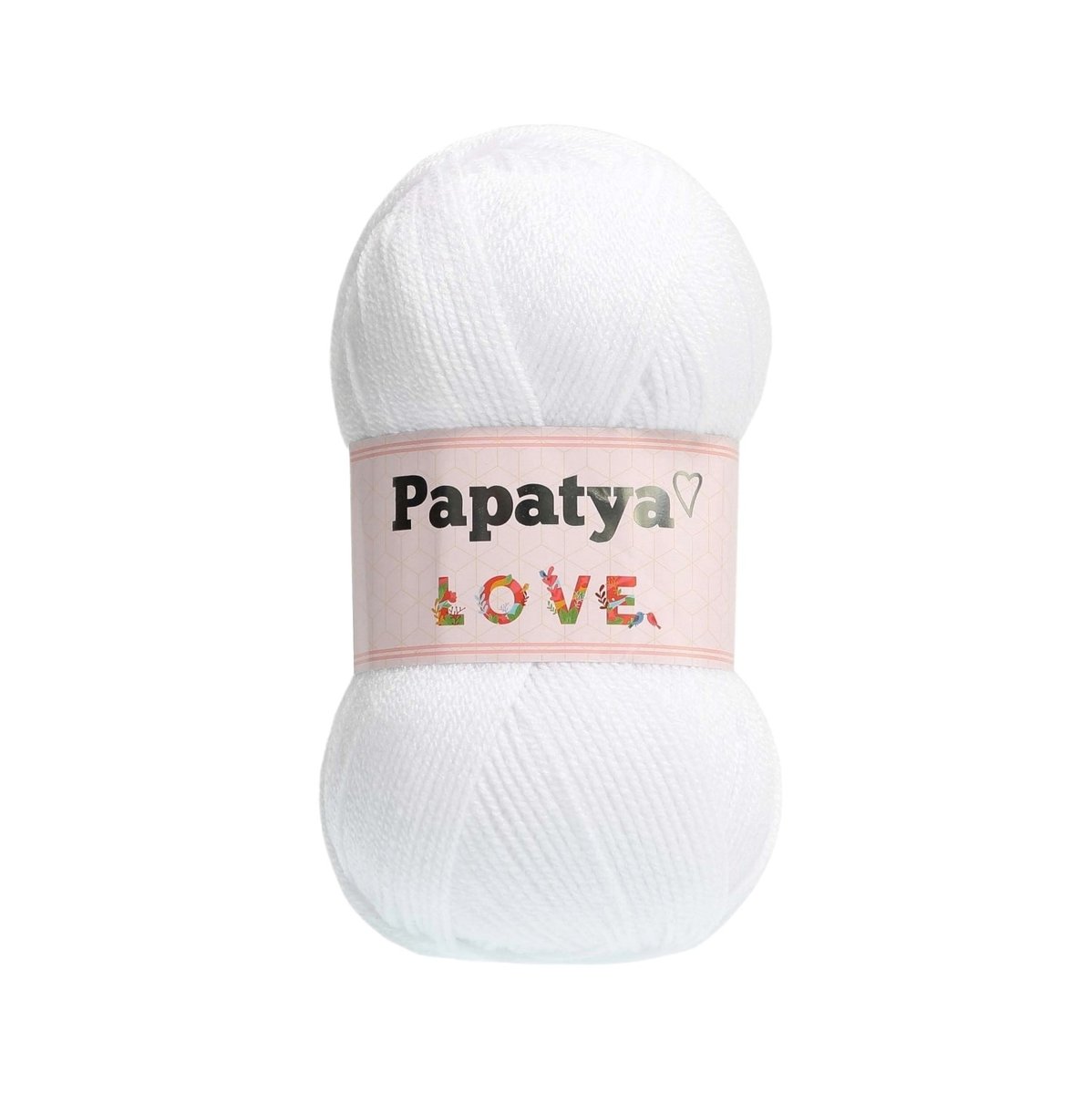 Włóczka Papatya Love biała 1000