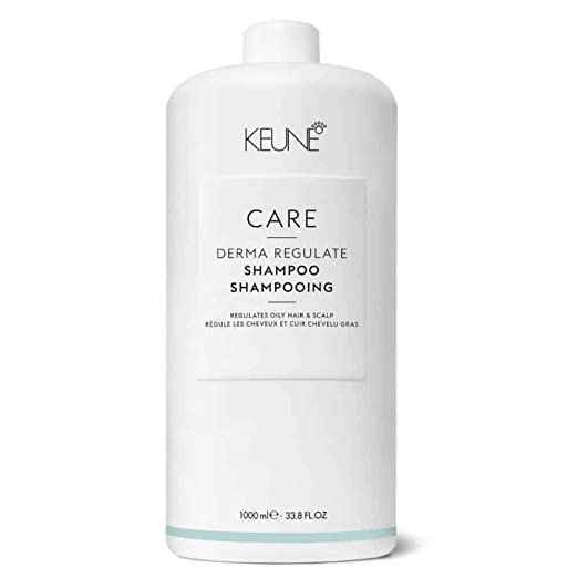 Keune Care Derma Regulate Shampoo Anti-Grease, Szampon Oczyszczający do Włosów Przetłuszczających Się, 1000ml