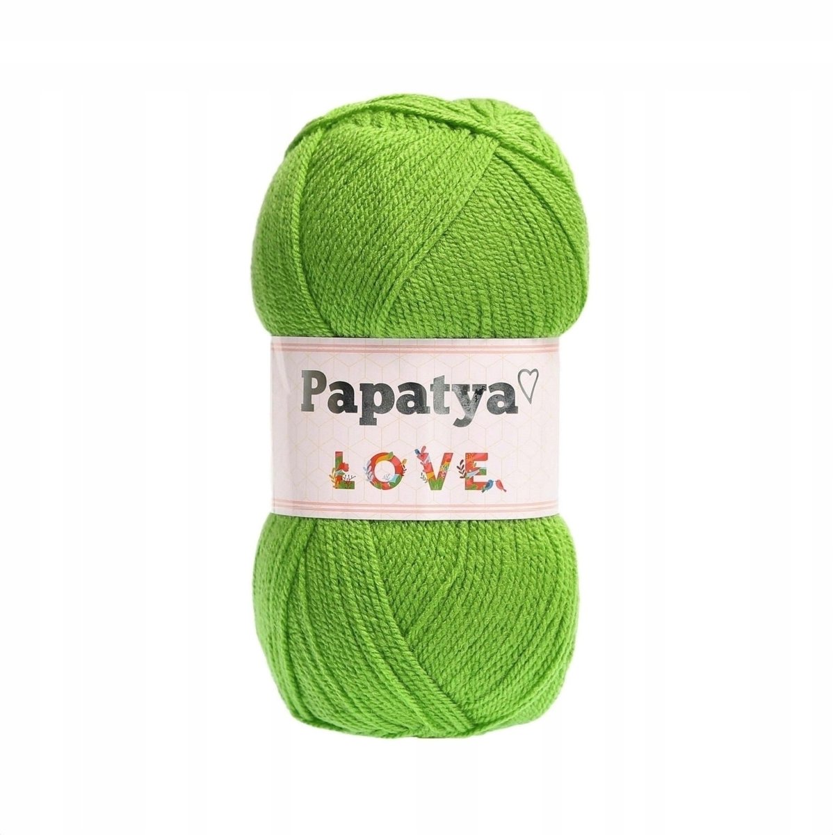 Włóczka Papatya Love zielona 6050