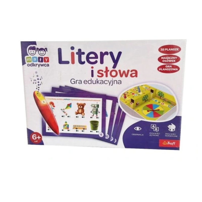 Gra edukacyjna Litery i słowa Trefl 6+