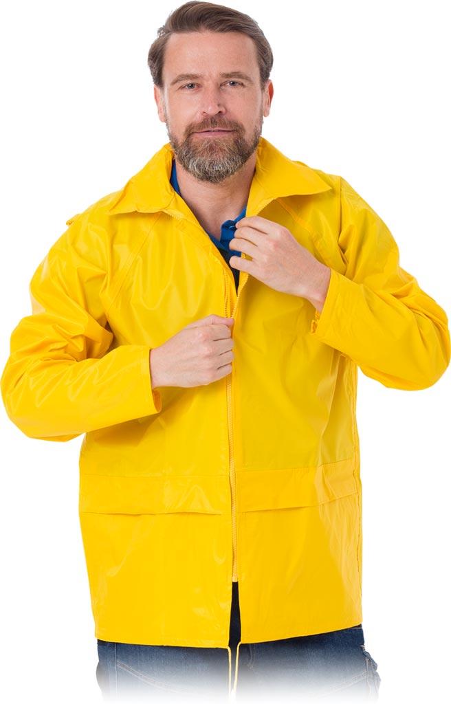 KURTKA OCHRONNA PRZECIWDESZCZOWA REIS KPNP; ŻÓŁTY (M)