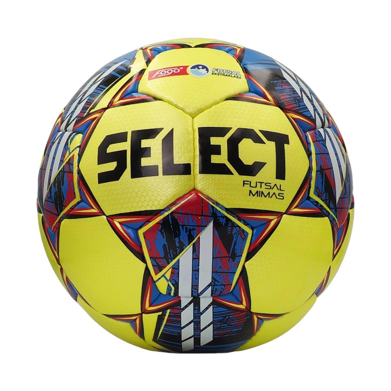 Piłka do piłki nożnej SELECT Futsal Mimas Fogo Ekstraklasa FIFA yellow/white rozmiar 4 WYSYŁKA W 24H 30 DNI NA ZWROT