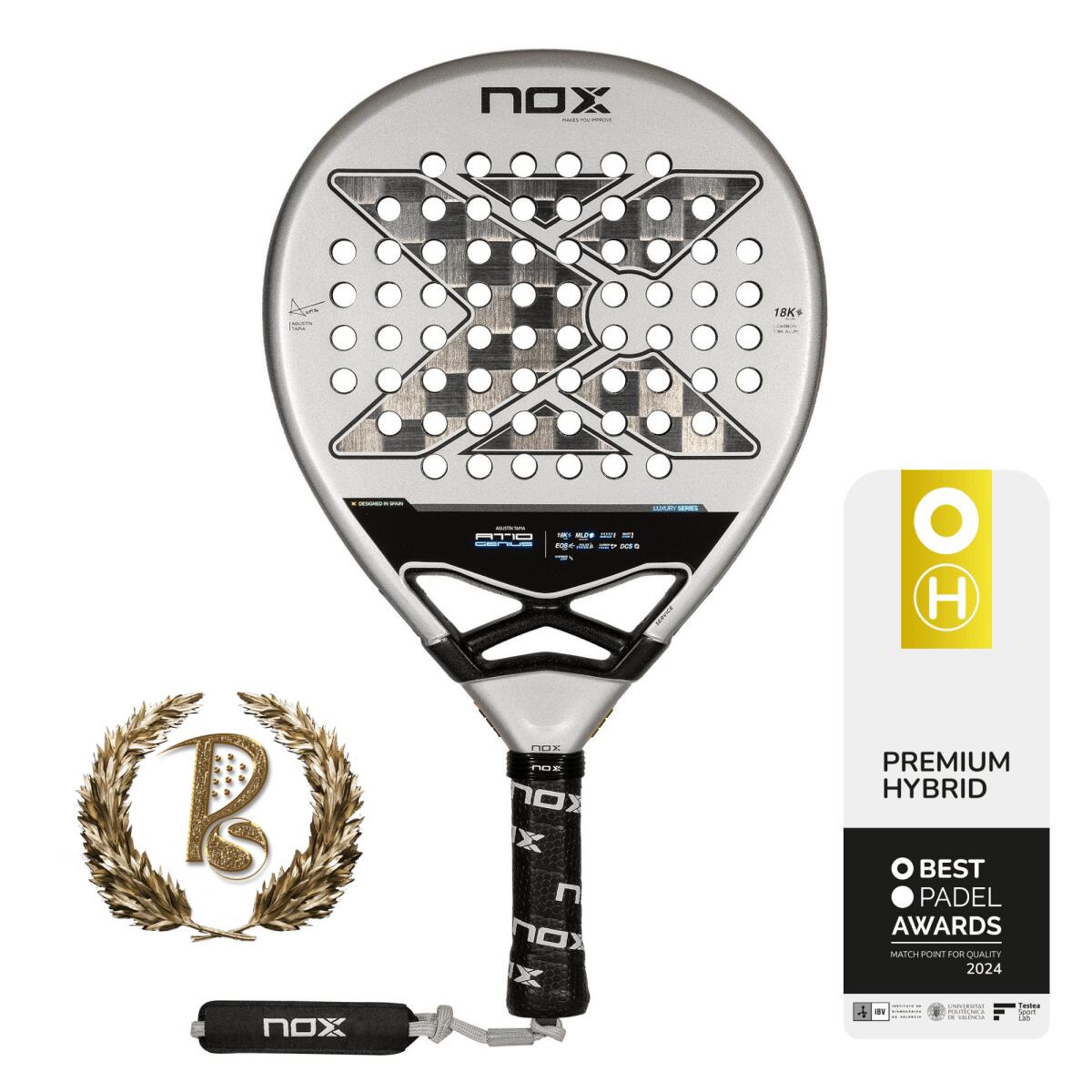 Rakieta do padla NOX  AT10 Genius 18K Racket By Agustin Tapia