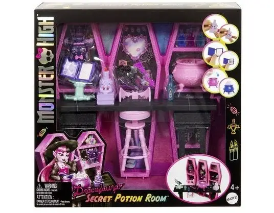 Monster High Draculaura Pokój ukrytych eliksirów - Mattel