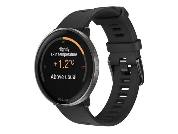 Polar IGNITE 3 Titanium Czarny Silikonowy
