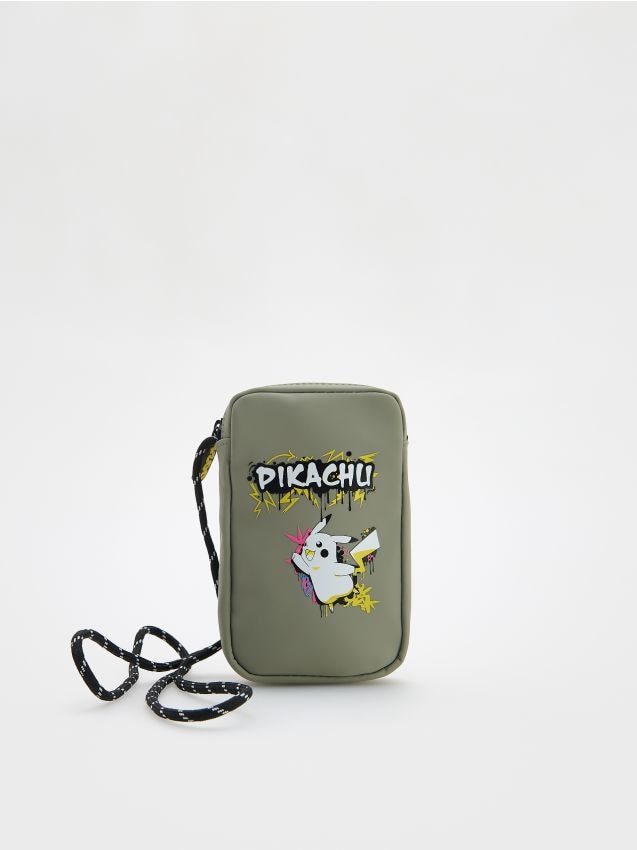Reserved - Saszetka Pokémon - ciemnozielony