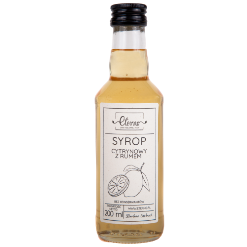 Eterno Syrop cytrynowy z rumem 200ml