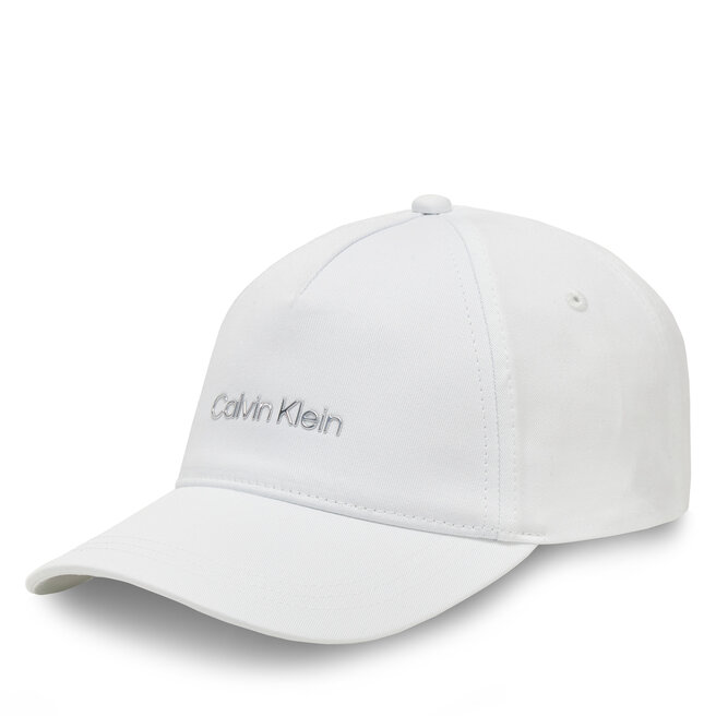 Czapka z daszkiem Calvin Klein Must Tpu Logo K60K610525 Biały