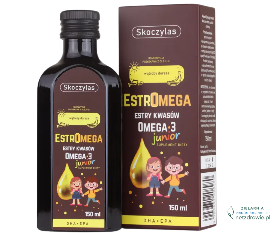 ESTROMEGA rybie kwasy omega 3 junior Skoczylas 150ml