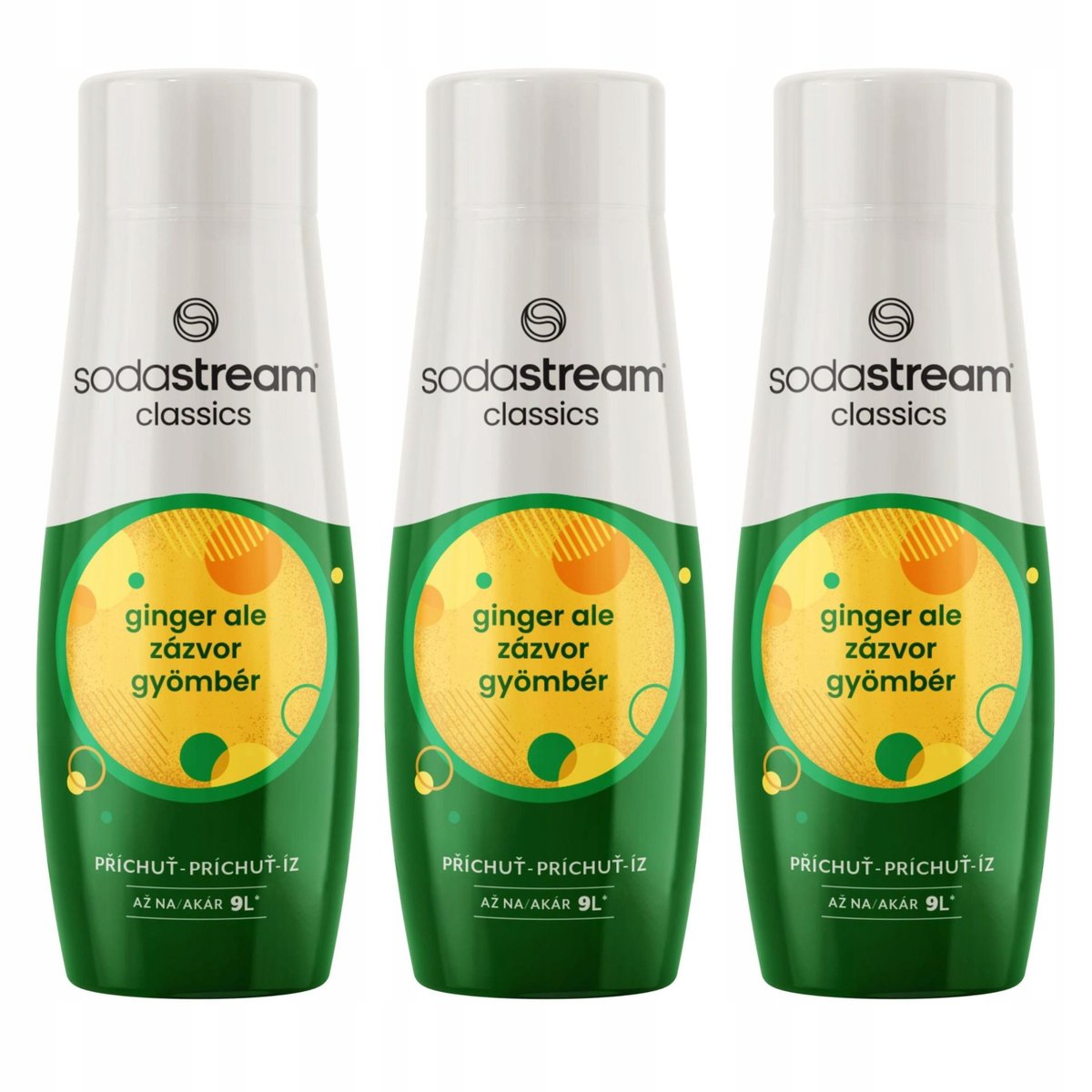 Syrop SodaStream Koncentrat do Saturatora Sok Imbir Ale 3 szt x 440 ml