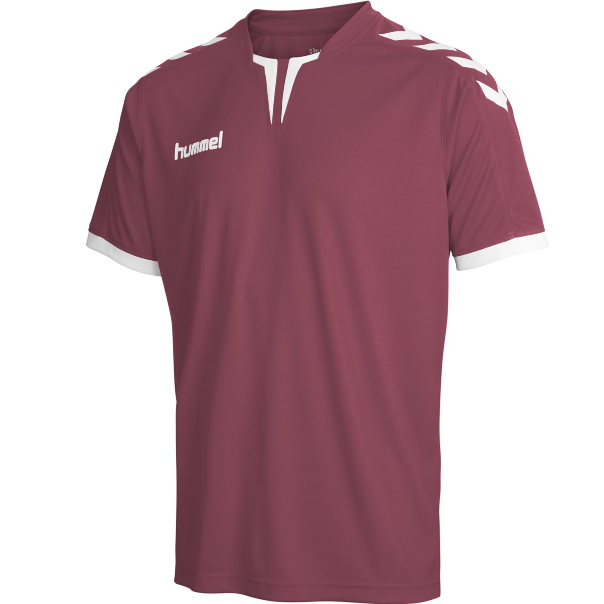 Koszulka sportowa HUMMEL core SS poly bordowa r. S