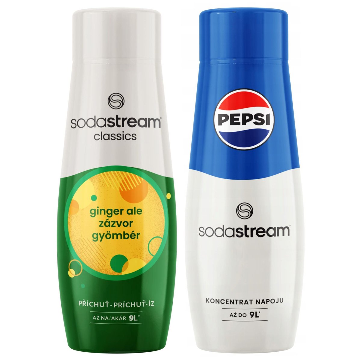 2x Syrop do Saturatora SODASTREAM Imbir Ginger + PEPSI Koncentrat do Wody