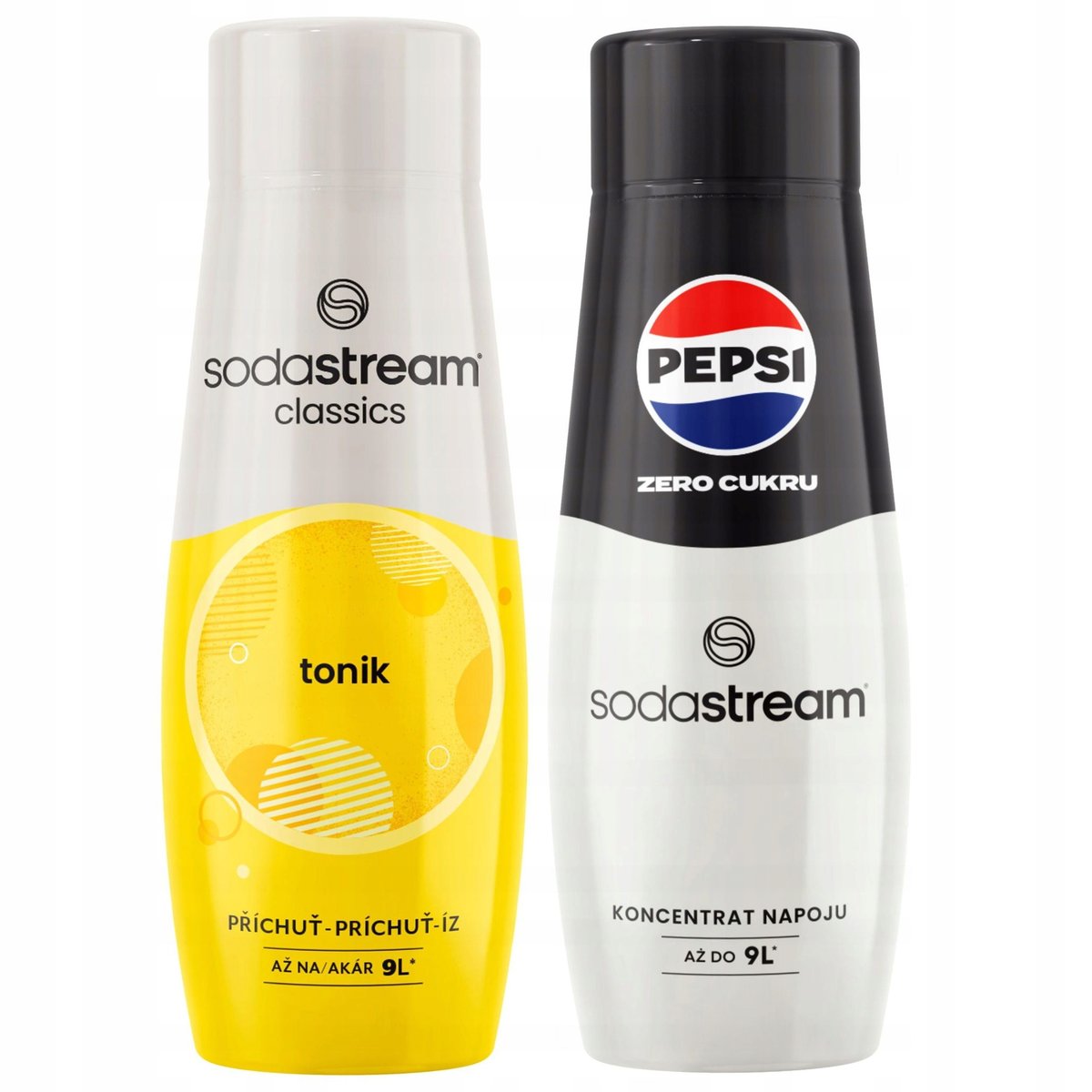 2x Syrop SODASTREAM TONIC TONIK + PEPSI MAX BEZ CUKRU Koncentrat do Wody