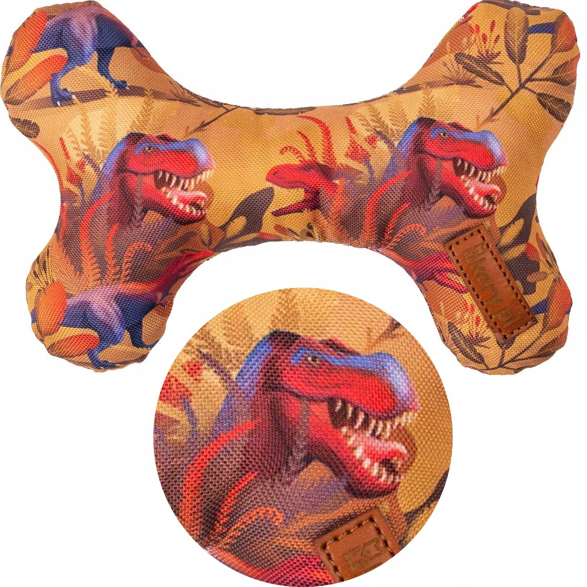 ZABAWKA do nauki dla SZCZENIAKA 12x20 cm DINOZAURY Jurassic Park Ukory
