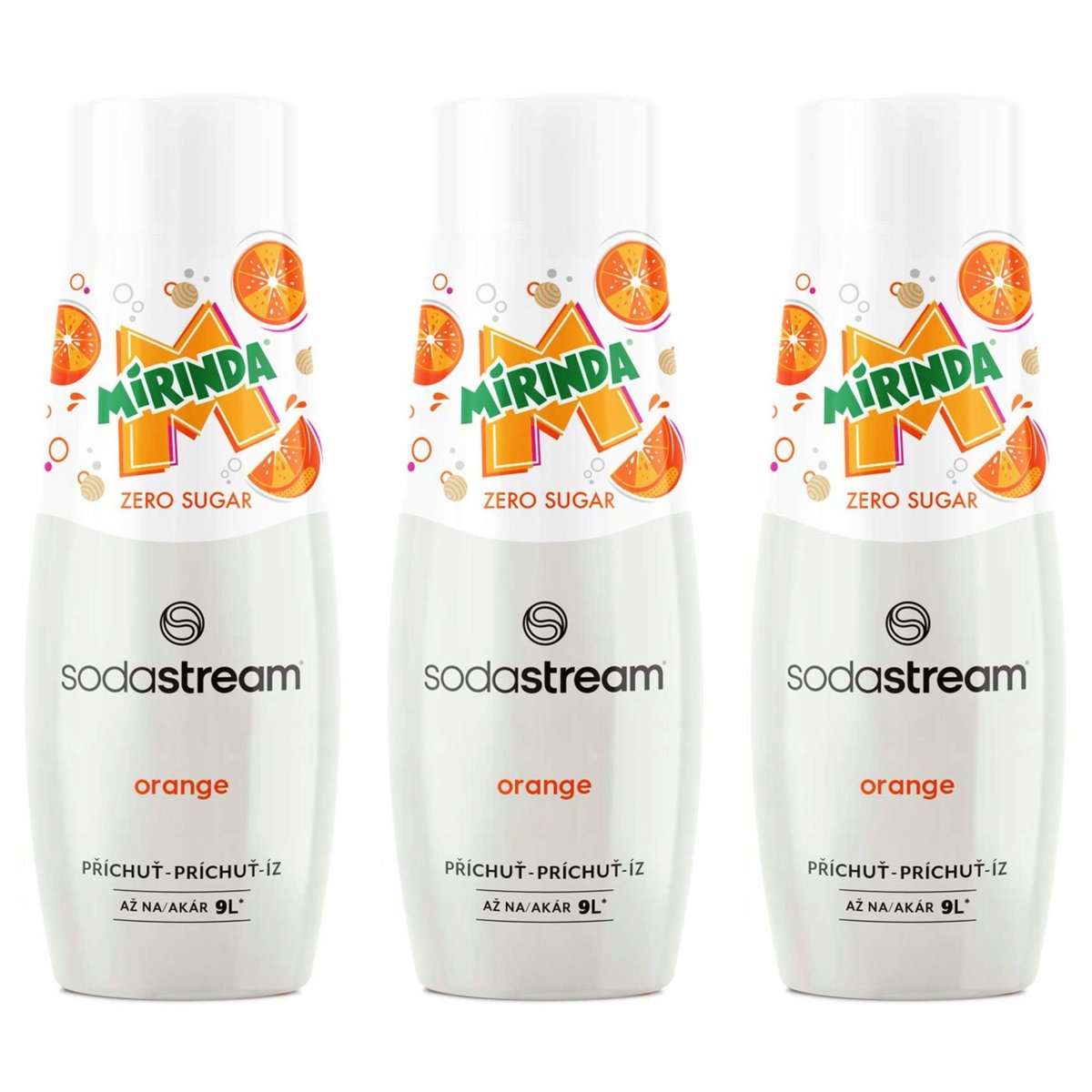 Syrop SodaStream Koncentrat do Wody do Saturatora sok Mirinda Zero BEZ CUKRU 3 szt.