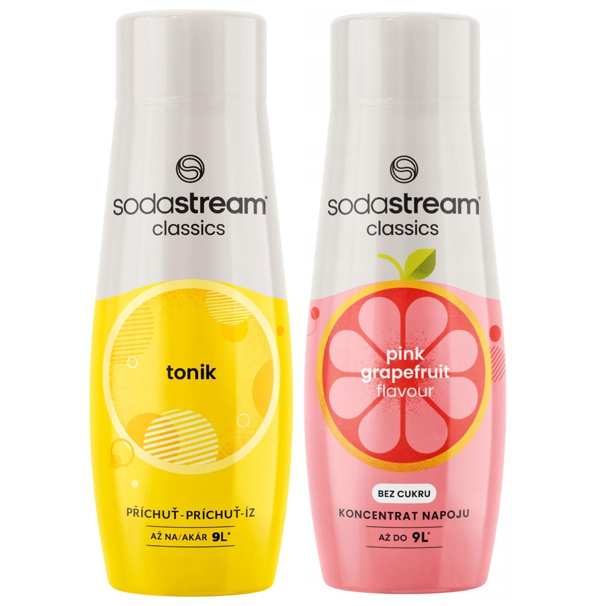 2x Syrop SODASTREAM TONIC TONIK + GREJPFRUT GRAPEFRUIT Koncentrat do Wody
