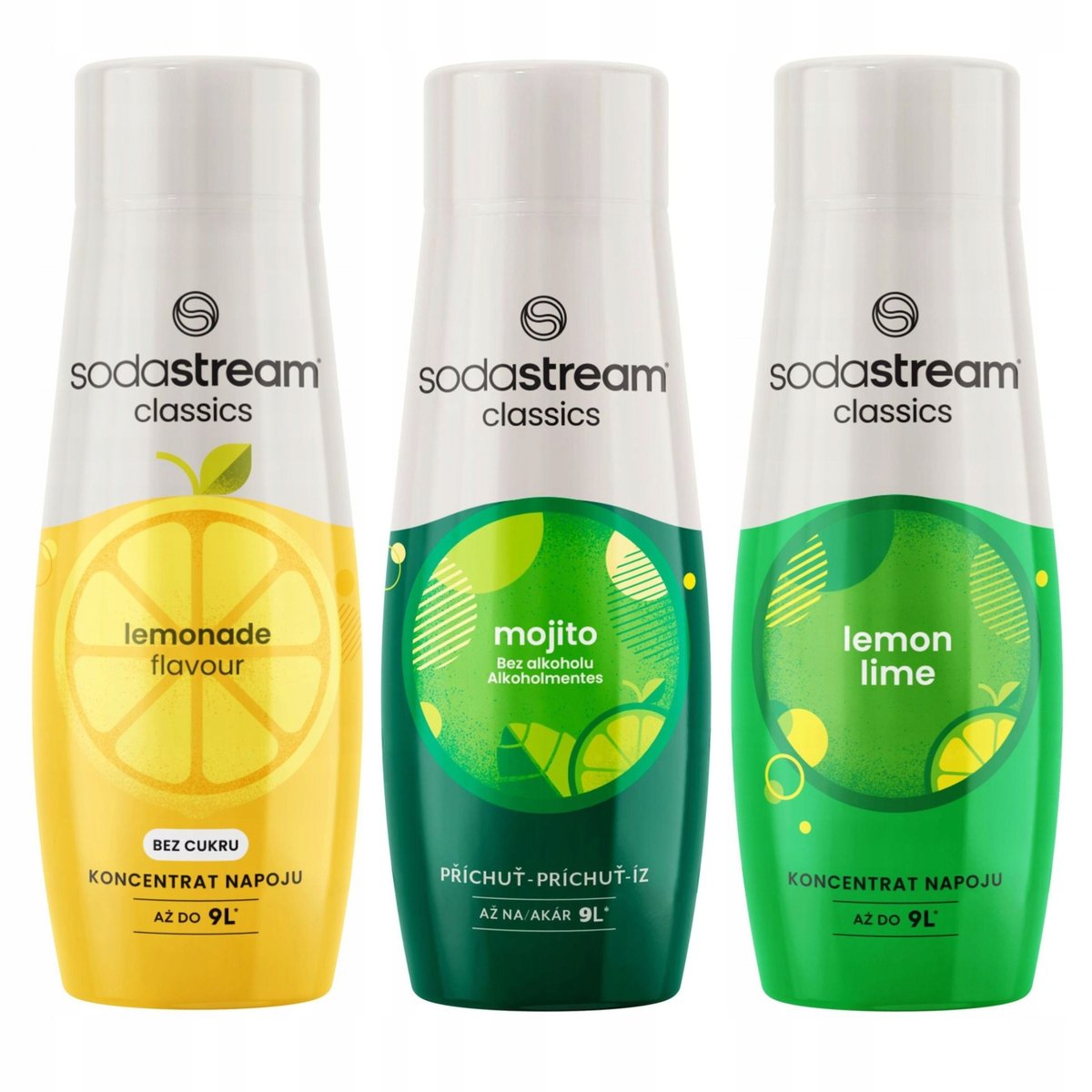 Syrop do saturatora SodaStream Lemonade + Lemon Lime + Mojito