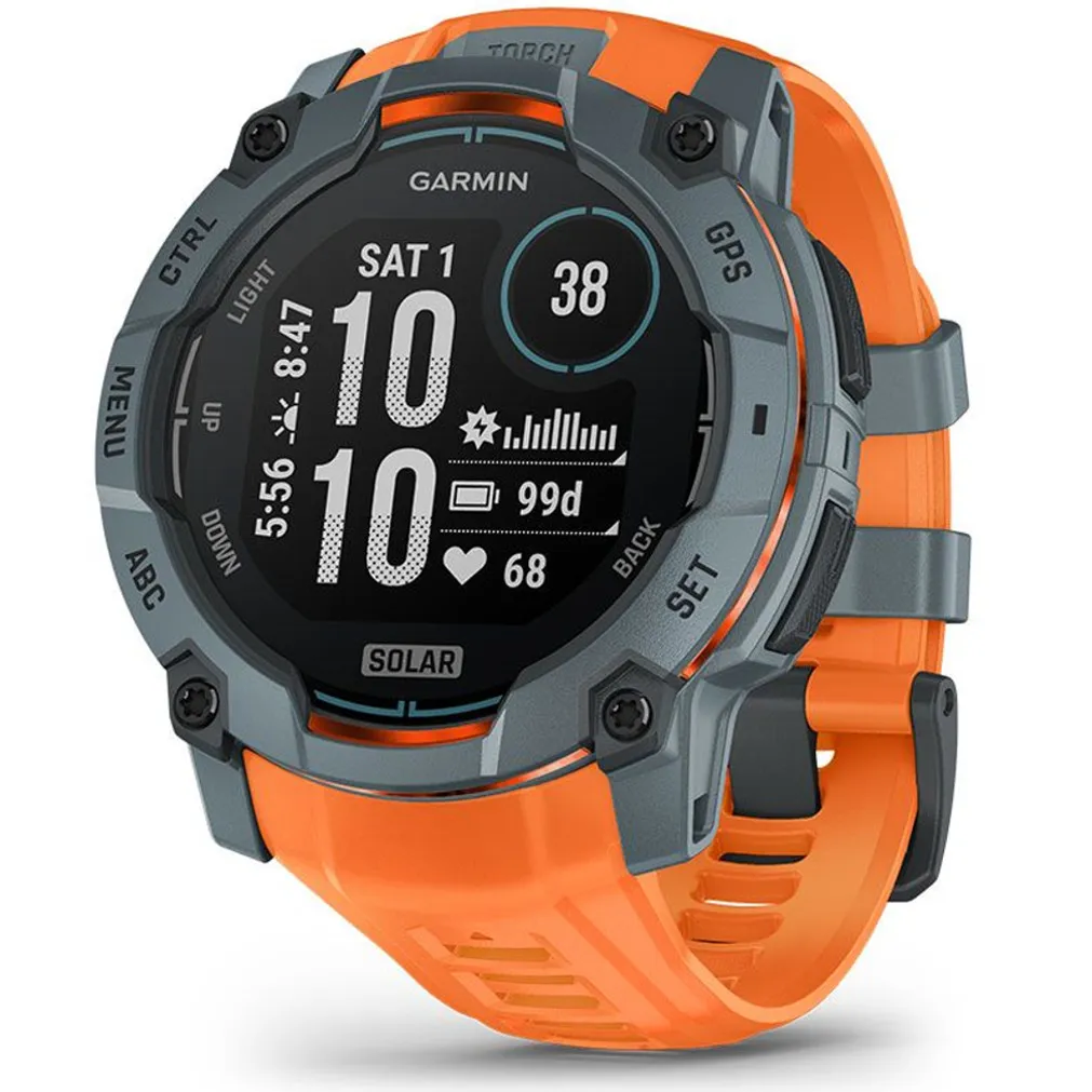 Garmin Instinct 3 Solar 50mm Twilight Solstice Pomarańczowy